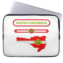 CAPA PARA NOTEBOOK MAPA DE SANTA CATARINA. SAMER BRASIL