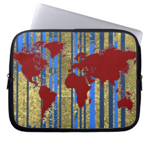 Capa Para Notebook Mapa do mundo