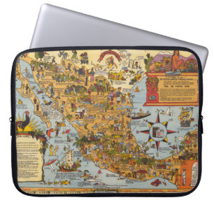 Capa Para Notebook Mapa dos Estados Unidos Mexicanos