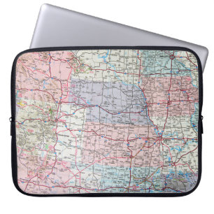 Capa Para Notebook Mapa dos EUA