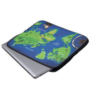 Capa Para Notebook Mapa Mundial