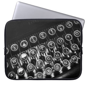 Capa Para Notebook Máquina de escrever do vintage