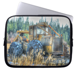 Capa Para Notebook Máquinas De fazenda, Trator, Anel Traseiro, Veícul