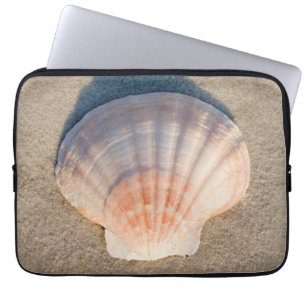 Capa Para Notebook Mar Shell que coloca no Sandy Beach
