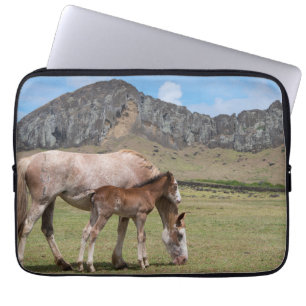 Capa Para Notebook Mare & Colt na Cratera Vulcânica de Rano Raraku