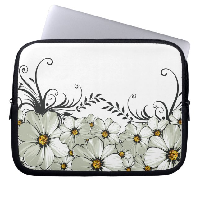 Capa Para Notebook margaretida manhã (Frente)