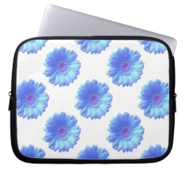 Capa Para Notebook Margarida azul-gerbera