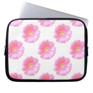Capa Para Notebook margarida da rosa claro gerbera