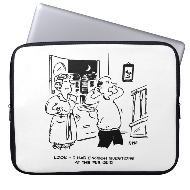 Capa Para Notebook Marido não quer questionar (Frente)