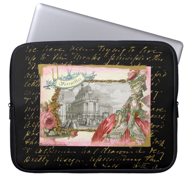 Capa Para Notebook Marie Antoinette na bolsa de laptop de Versalhes (Frente)
