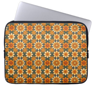 Capa Para Notebook Marigold Flower Patterno