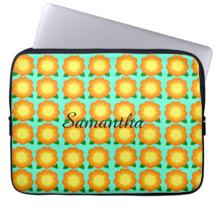 Capa Para Notebook Marigold Flowers