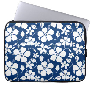 Capa Para Notebook Marinho HAWAIIAN HULA (HIBISCUS)