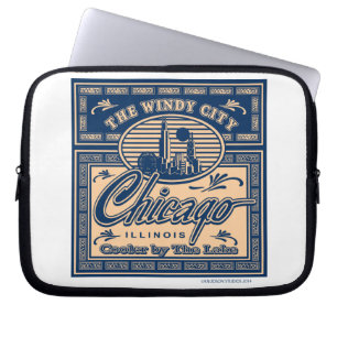 Capa Para Notebook Marinho Pier Chicago