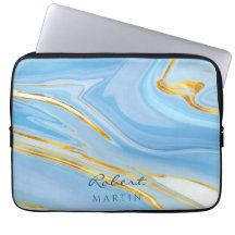 Mármore Dourado do Céu Azul Personalizável