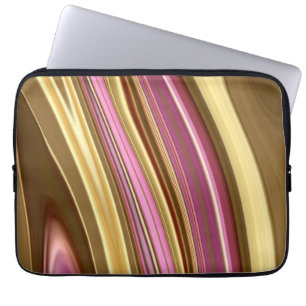 Capa Para Notebook mármore líquido líquido retro digital com abstrato