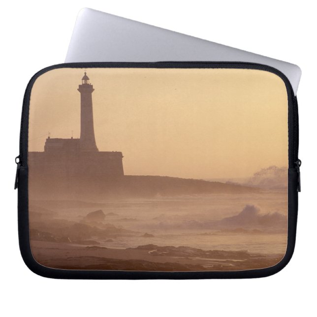 Capa Para Notebook Marrocos, Rabat, Farol ao pôr do sol com (Frente)