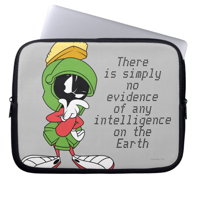 CAPA PARA NOTEBOOK MARVIN, O PENSAMENTO MARTIAN™ (Frente)