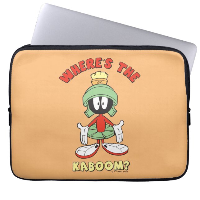Capa Para Notebook MARVIN THE MARTIAN™ Onde está o Kaboom? (Frente)