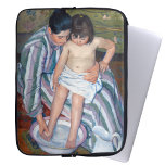 Capa Para Notebook Mary Cassatt - O Banho da Criança / O Banho<br><div class="desc">The Child's Bath / The Bath / Le Bain de l'enfant - Mary Stevenson Cassatt em 1893</div>