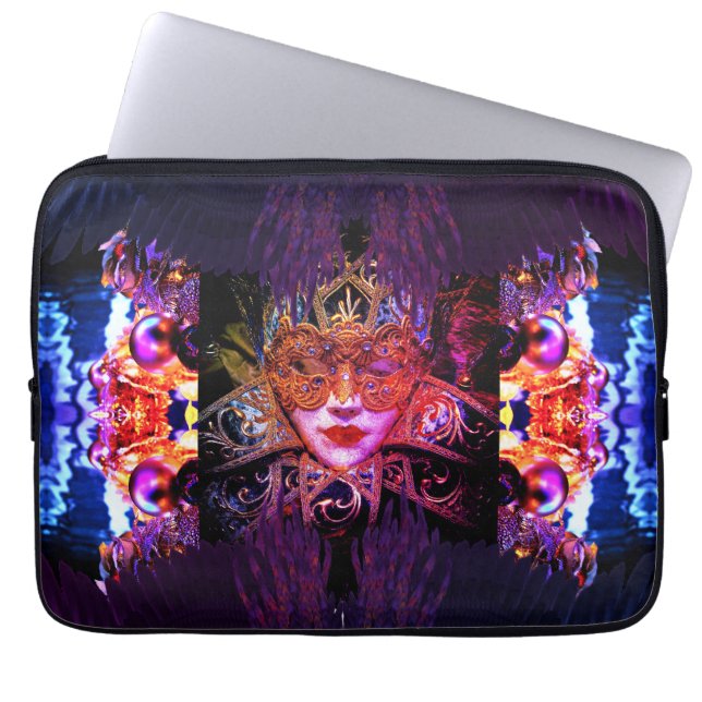 Capa Para Notebook Máscara de Bola de Mascarada misteriosa (Frente)