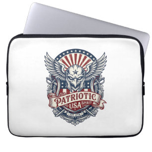 Capa Para Notebook Máscara Patriótica Guardiã Liberdade Inspirada Mil