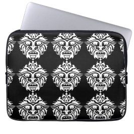 Capa Para Notebook Máscara Tribal - Bolsa de laptop Neoprene de 13 po