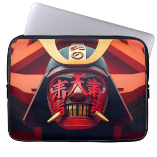 Capa Para Notebook Máscara vermelha de samurai anime