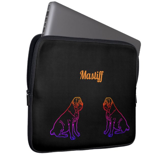 Capa Para Notebook Mastiff Pilou    (Frente Esquerda)