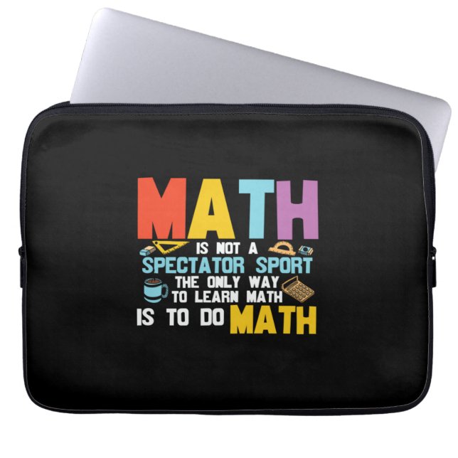 Capa Para Notebook Matemática De Professores De Matemática Não É Um E (Frente)