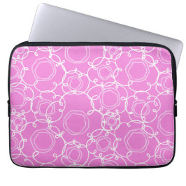 Capa Para Notebook Matriz Floral Abstrata (Rosa Suave) Arte Refinada