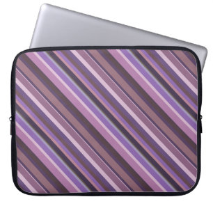 Capa Para Notebook Mauve diagonal stripes