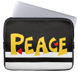 Capa Para Notebook MAZIPOODLES Paz Amarela