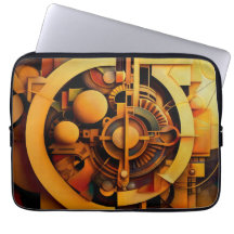 Mecanismo Dourado Abstrato Steampunk