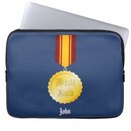 Capa Para Notebook Medalha de Melhor Pai para o Dia dos Pais