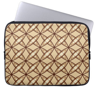 Capa Para Notebook Meio século Atômica Moderno - Camel Tan