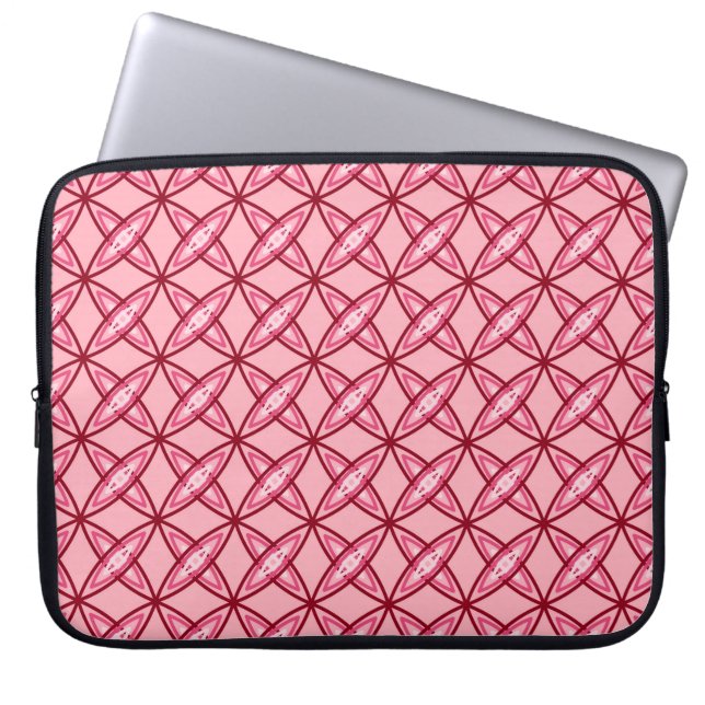 Capa Para Notebook Meio século atômico moderno - Rosa Balé (Frente)