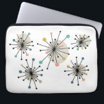 Capa Para Notebook Meio século Funky Atomic Starburst Modern<br><div class="desc">Adicione uma pop de diversão na sua mochila com esta fabulosa bolsa de laptop de explosão atômica! Ele apresenta as cores brilhante e ousadas turquesa,  azul,  laranja,  verde,  bronzeado e preto.</div>