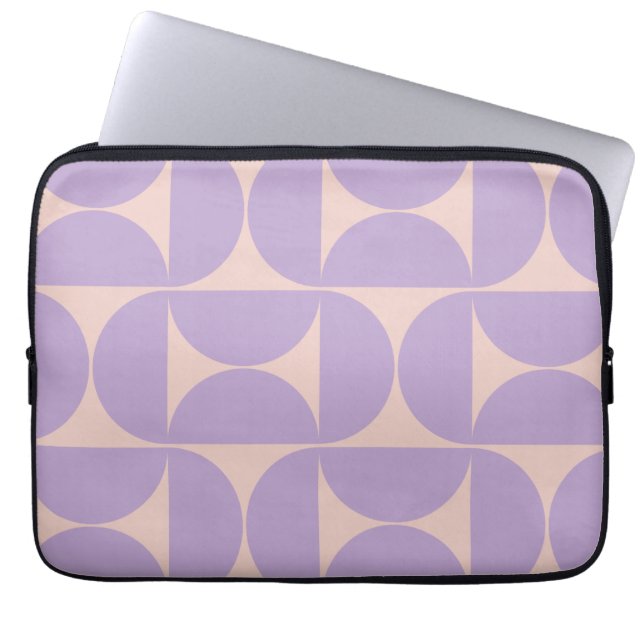 Capa Para Notebook Meio século moderna de Lavanda de padrão (Frente)