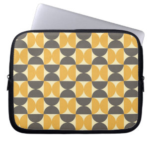Capa Para Notebook Meio século teste padrão moderno de Brown & de