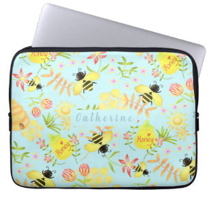 Capa Para Notebook Mel Bee Blue Eletrônicos Bag