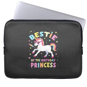 Capa Para Notebook Melhor Amiga da Princesa de Aniversário Menina Dab
