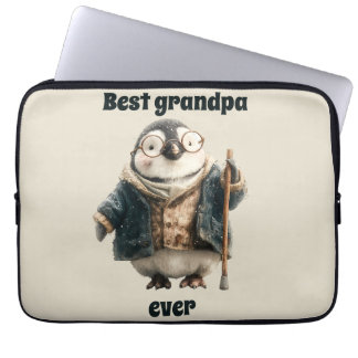 Capa Para Notebook Melhor Avô de Todos Pinguim de Inverno