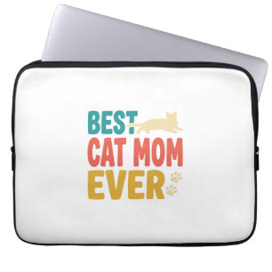 Capa Para Notebook Melhor Mãe de Gato de Todos os Tempos Design de Ga