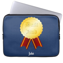 Capa Para Notebook Melhor Medalha de Fita para Papai Dia dos Pais