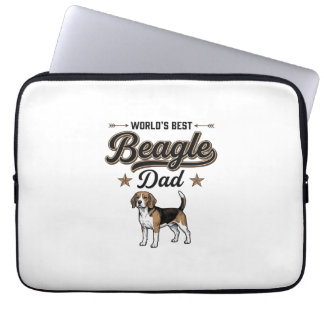 Capa Para Notebook Melhor Pai de Beagle do Mundo Cachorro Vintage