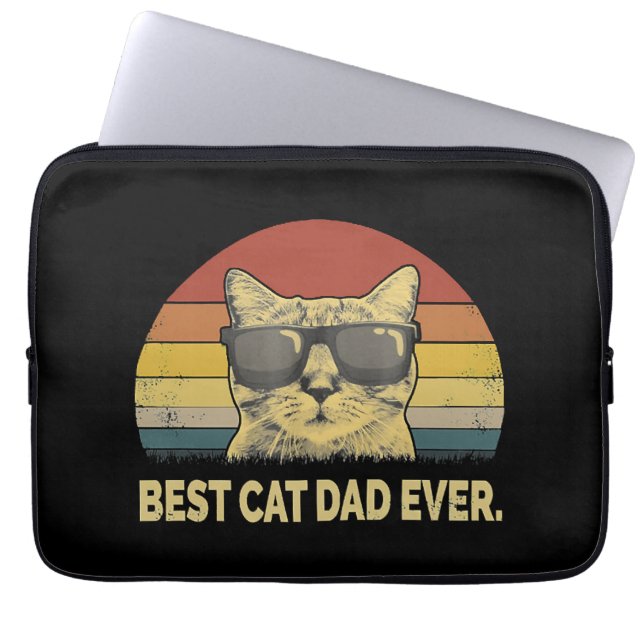 Capa Para Notebook Melhor Pai De Gato (Frente)