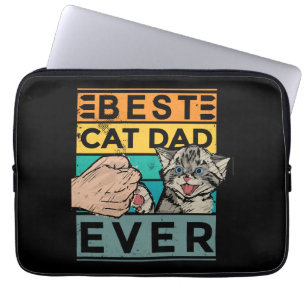 Capa Para Notebook Melhor Pai De Gato De Dia de os pais De Pai De Gat
