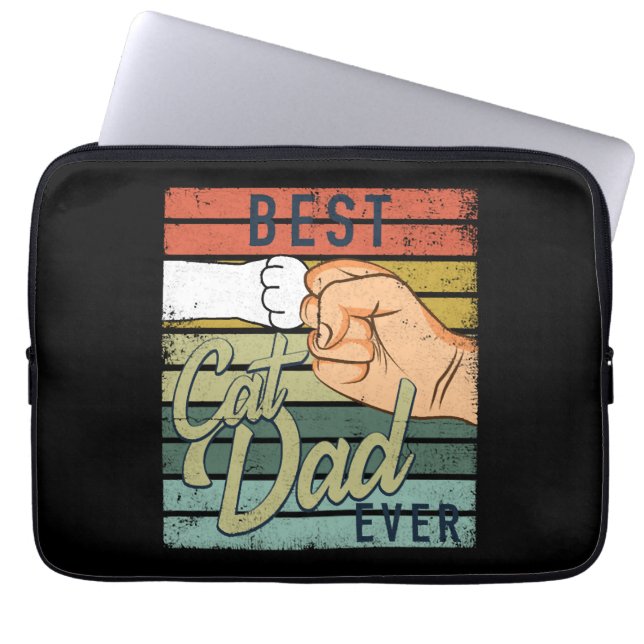 Capa Para Notebook Melhor Pai De Gato - Pai De Gato (Frente)