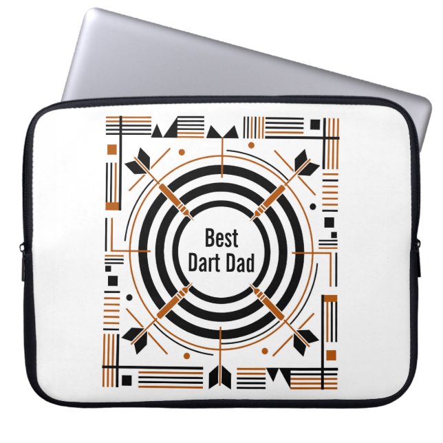 Capa Para Notebook Melhor Papai de Dardos – Feliz Dia dos Pais (Frente)